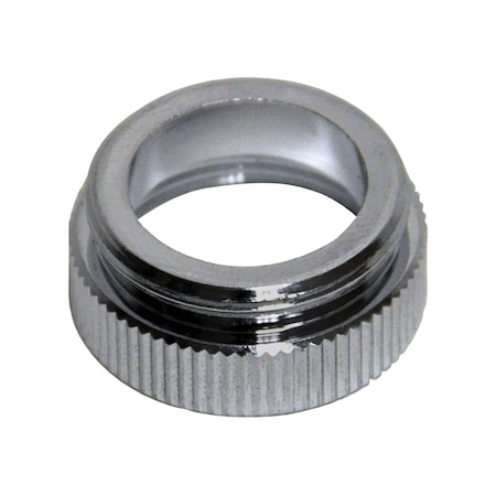B & K Danco Male Thread 55/64 in.-27M x 13/16 in.-24F Chrome Plated Aerator Adapter 9D00010510